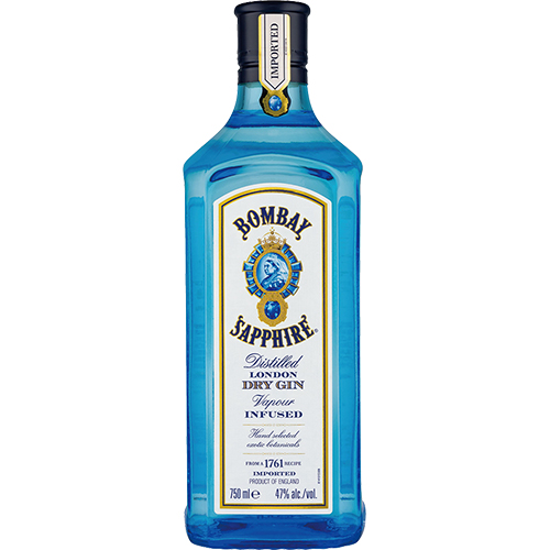 バカルディ ボンベイ・サファイア 750ml×6本 ジン イギリス u-yu