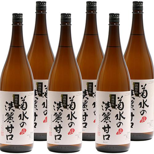 菊水酒造 菊水の淡麗甘口 1.8L瓶 1800ml×6本 u-yu