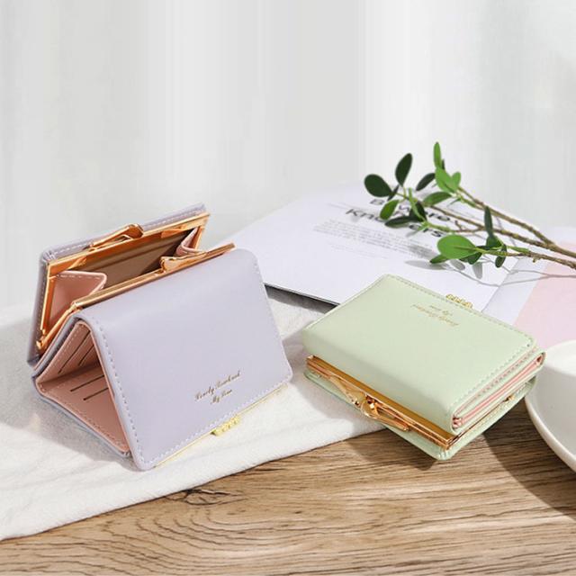 三つ折り財布　ミニ財布　キッズ　レディース　女の子　軽量　コンパクト　ブラック リアルスタイル REAL STYLE ミニ財布 キッズ カードケース 三つ折り 3