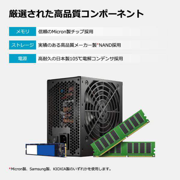 ゲーミングPC RTX3050 Core i3-13100F メモリ32GB SSD1TB B660の通販は