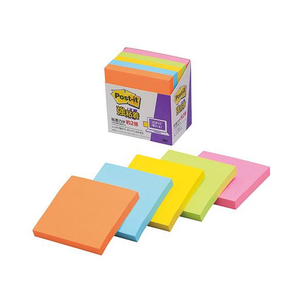 3M Post-it ポストイット 強粘着 ノート 3M-654-5SSANX5