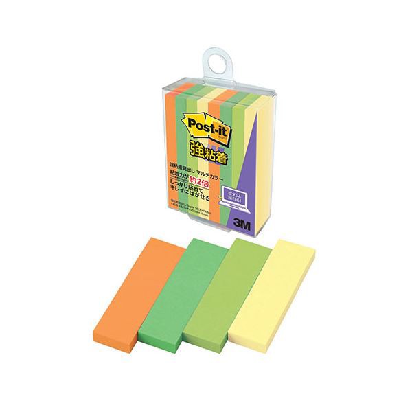 3M Post-it ポストイット 強粘着見出し マルチカラー6 3M-700SS-MC-6X10