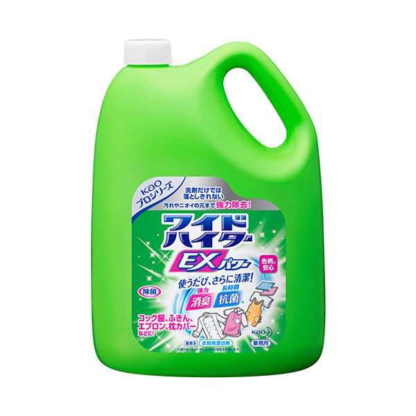 まとめ) 花王 ワイドハイターEXパワー 業務用 4.5L 1本