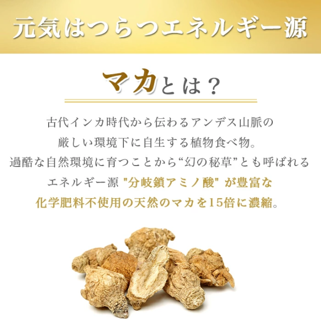 正規販売代理店 マカ冬虫夏草 マカ+冬虫夏草+西洋人参・高麗人参配合 和漢 サプリ (1個 約3ヵ月分) 4袋_4