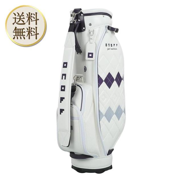 レディースキャディバッグ OB7923 2023 （01）ホワイト/パープルの通販は