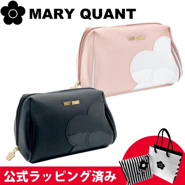 マリークワント マリクワ ポーチ オーバルポーチ ギフト レディース シュリンクデイジーパッチ