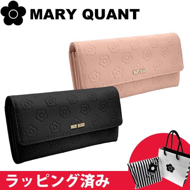 マリークワント マリクワ 財布 長財布 花柄 デイジーアウトライン
