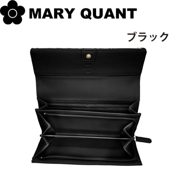 マリークワント マリクワ 財布 長財布 花柄 デイジーアウトライン