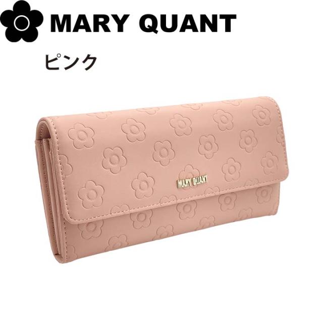 マリークワント マリクワ 財布 長財布 花柄 デイジーアウトライン