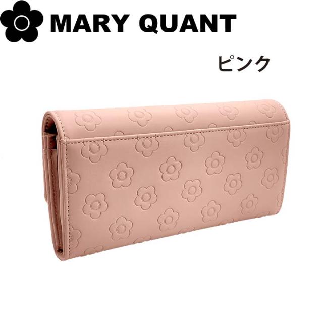 マリークワント マリクワ 財布 長財布 花柄 デイジーアウトライン
