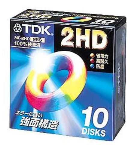 TDK 3.5インチ フロッピーディスク 256フォーマット10枚パック [MF2HD 