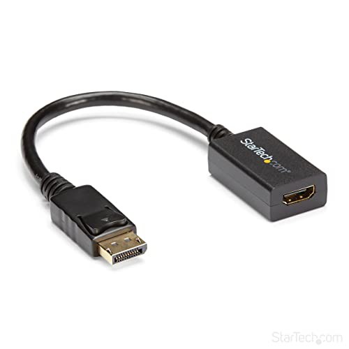アダプタ_HDMI StarTech.com DisplayPort - HDMI 変換アダプタ DP 1.2