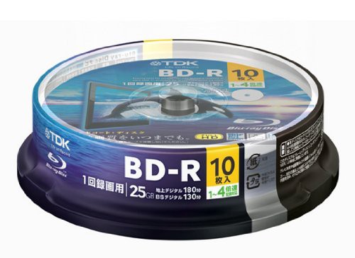 BRV25PWB10PA TDK (BD-R 4倍速10枚) [PC] - BD-R（追記型ブルーレイ）