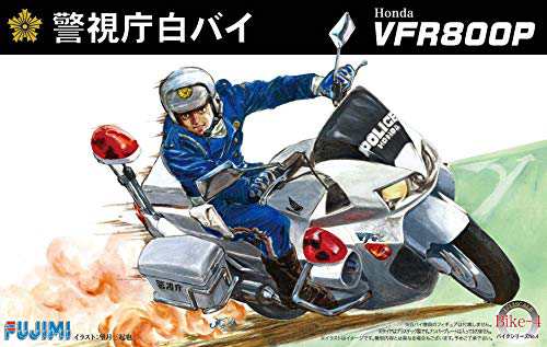 フジミ模型 1 12 バイクシリーズ Honda VFR800P 白バイ プラモデル