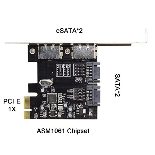 4 Ports SATA 3.0 ESATA JSER Xiwai PCI-E - 4ポート SATA 3.0 ESATA