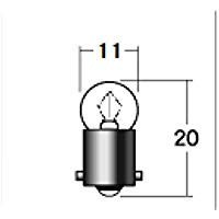 パイロットランプ G11 BA9S 30V 1W（１０個）