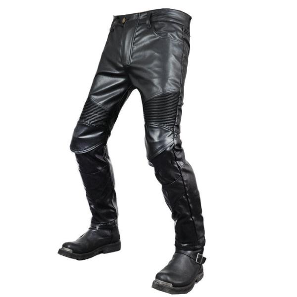 レザーパンツ メンズ バイクパンツ ロングパンツ 革パンツ 皮 レザーパンツ メンズ バイクパンツ ロングパンツ 革パンツ 皮