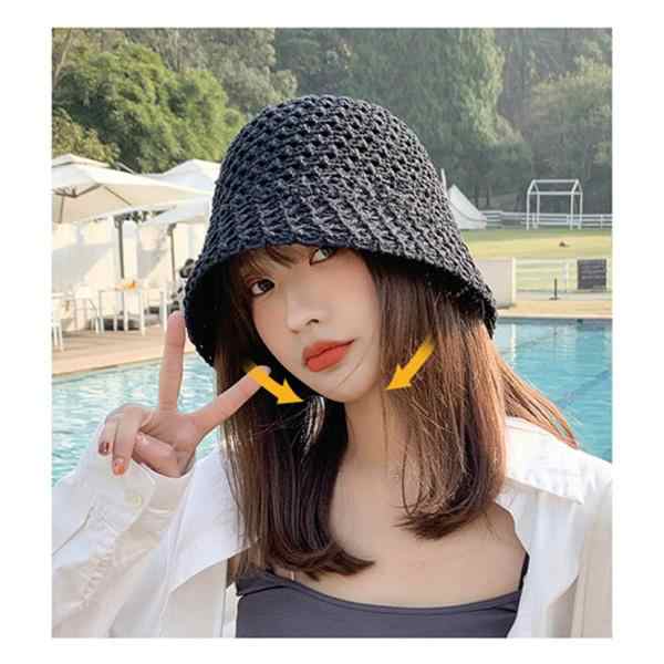 帽子 ハット ペーパーバケットハット レディース 小顔効果 旅行 おしゃれ バケットハット 折りたたみ 40代 50代 60代 春夏  通気性抜群の通販はau PAY マーケット ぽんぽん亭 au PAY マーケット－通販サイト