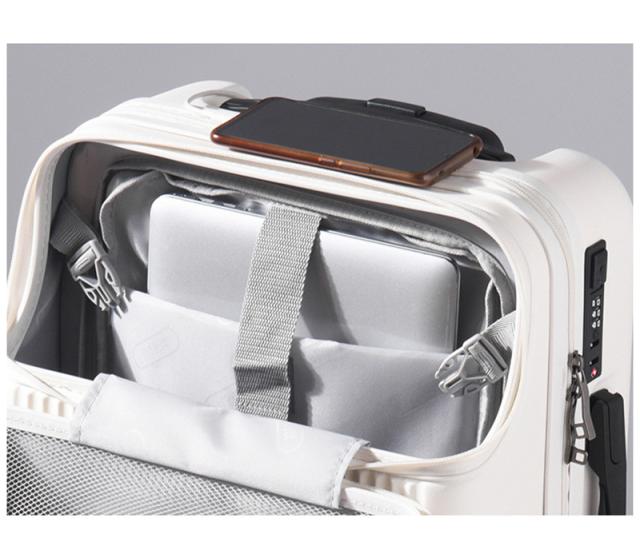 スーツケース キャリーケース キャリーバッグ 旅行バッグ 大容量 USB充電口 トラベル 機内持ち込み 旅行カバン フロントポケッ_3