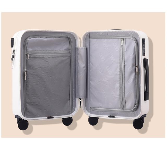 スーツケース キャリーケース キャリーバッグ 旅行バッグ 大容量 USB充電口 トラベル 機内持ち込み 旅行カバン フロントポケッ_4