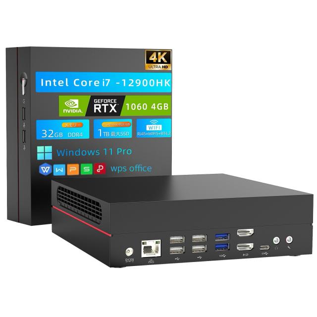 Intel Core i7 ミニPC ブラック ACアダプター付き Intel Core i7 ミニPC ブラック ACアダプター付き Intel Core i7 ミニ