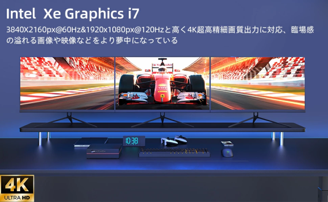 ≪新品 本体≫VETESA デスクトップパソコン ミニPC Core i7-12900HK