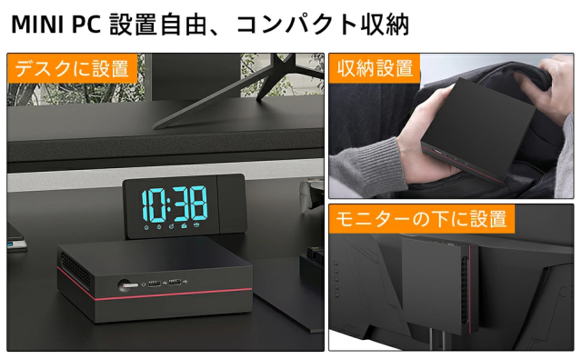 ≪新品 本体≫VETESA デスクトップパソコン ミニPC Core i7-12900HK