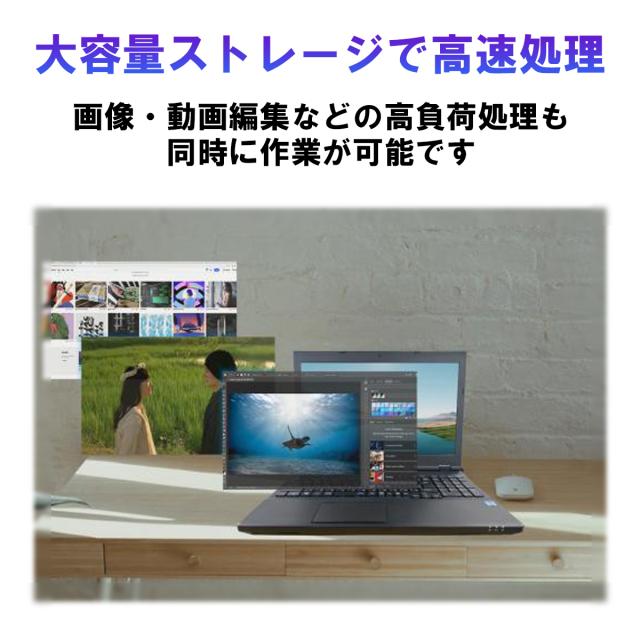 中古ノートパソコン 15.6インチ NEC 15BF Windows11搭載 WPS Office付