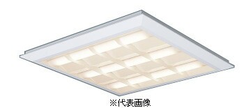 パナソニック XL482CBFLA9 スクエアシリーズ 直付 埋込兼用型 格子タイプ FHP45形×3灯節電タイプ 温白色