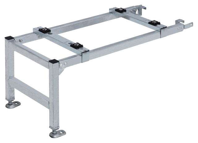 バクマ B-PH16-HJ パッケージエアコン用 平地置用連結架台 H=500 圧延鋼板溶融亜鉛メッキ仕上 エアコン固定寸法W400~1000 D300~460の通販は