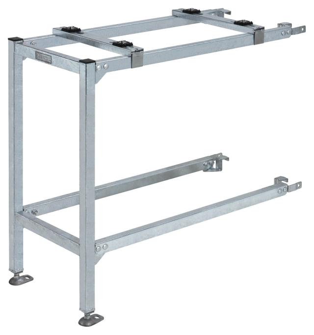 バクマ B-PH8-GJ パッケージエアコン用 平地置用連結架台 H=1050 圧延鋼板溶融亜鉛メッキ仕上 エアコン固定寸法W400~800 D250~410の通販は 19,886円