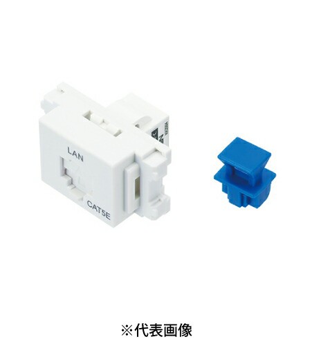 サン電子 LMJ-5EJA-C Cat5e LANモジュラジャック ジャック式 セラミックホワイト用 10個単位の通販は