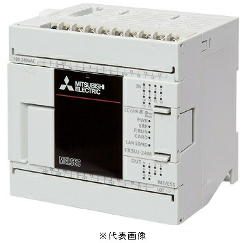 FX5UJ-24MR/ES 2台 未使用 最新作，送料無料】 三菱電機 FX5UJ-24MR/ES FX5UJ CPUユニット 電源