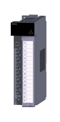 三菱電機 QX50 汎用シーケンサMELSEC-Qシリーズ DC(プラスコモン/マイナスコモン共用タイプ)/AC入力ユニット AC/DC入力:16点 AC48V/DC48V