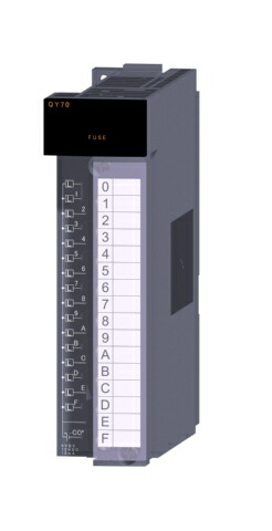 三菱電機 QY70 トランジスタ出力ユニット(シンクタイプ) トランジスタ出力:16点 DC5〜12V 16mA/1点，256mA/1コモン シンクタイプ 18点端子台の通販は 11,250円