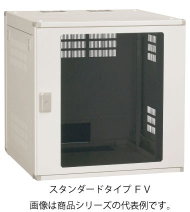 日東工業 FV50-608E システムラック FVスタンダードタイプ W=600 h=800 D=500mm EIA=16U 色 ぺールホワイト