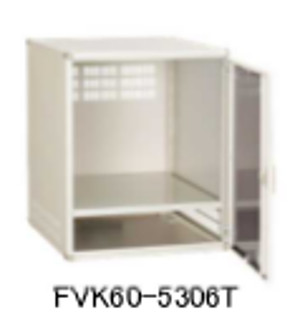 日東工業 FVK50-5306T 小型システムラック 台板タイプ W=530 h=600 D=500mm 色 ぺールホワイトの通販は