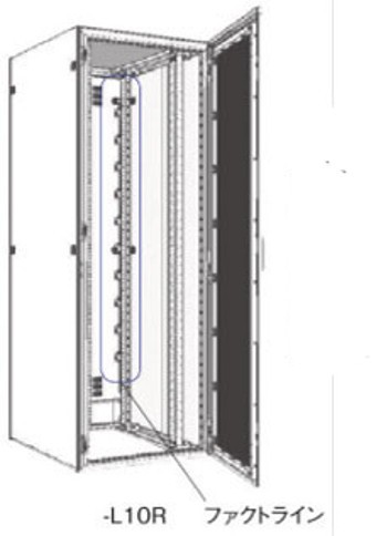 日東工業 FS-L10R-H1800 コンセントバー（ファクトライン）付タイプ コンセント10コ付 適用機種FS、FSR、FST、FSP、FSA、FSC、FSN、FSB、