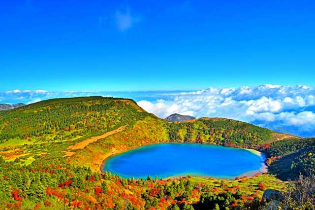 風景写真パネル 福島 吾妻連峰 一切経山 (いっさいきょうざん) 魔女の