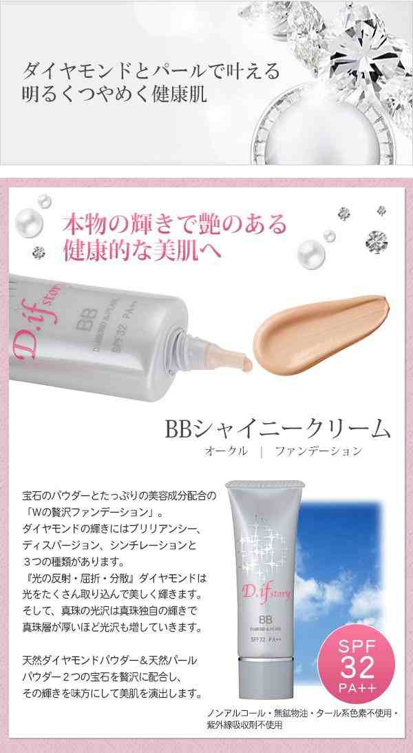 D.ifstory BBシャイニークリーム オークル SPF32 PA++ リキット