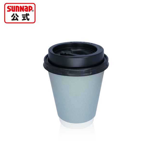 エアウォール カップ 紙コップ ブルーグレー 260ml 9oz 25個 ダブルウォール 二重巻 テイクアウト 日本製 断熱カップ_3