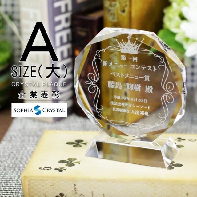 トロフィー クリスタル 盾 DP-12A(大) 名入れ 記念品 表彰状 表彰盾 表彰楯 卒業 感謝 退職記念 周年記念 創立記念 ゴルフコンペ ホールインワン スポーツ大会 各種イベント 優勝 トロフィ とろふぃ プレゼント ギフト.の通販は 22,880円