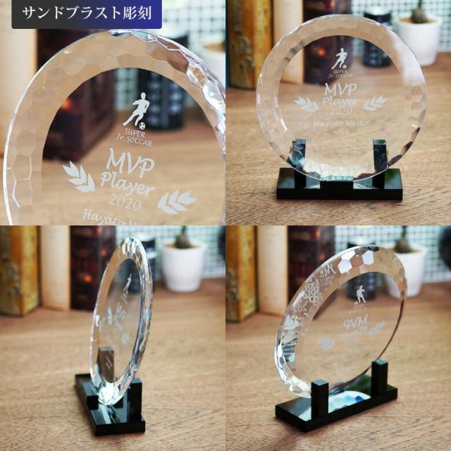トロフィー クリスタル 盾 DP-20B(中) 名入れ 記念品 表彰状 表彰 盾 表彰楯 卒業 感謝 退職記念 周年記念 創立記念 ゴルフコンペ ホールインワン スポーツ大会 各種イベント 優勝 トロフィ とろふぃ とろふぃー プレゼント ギフト 楽ギフ_名入れ 名入れ記念品._2