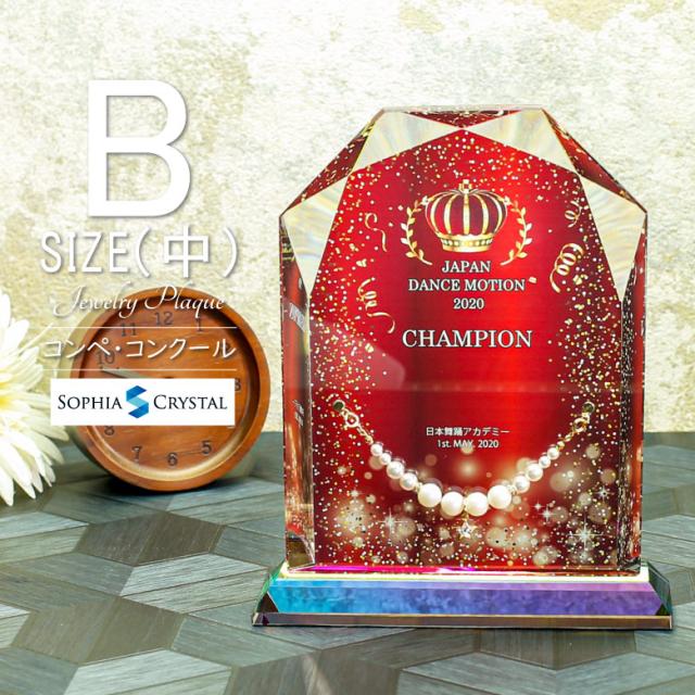 クリスタル ジュエリー 表彰盾 DP-5B-jw(中) 名入れ ミスコン ネイル コンテスト 表彰状 卒業 感謝 退職 周年記念 創立記念 ゴルフコンペ スポーツ大会 イベント 優勝 トロフィー プレゼント ギフト おしゃれ 記念品 DPJ-5B.の通販は 21,285円