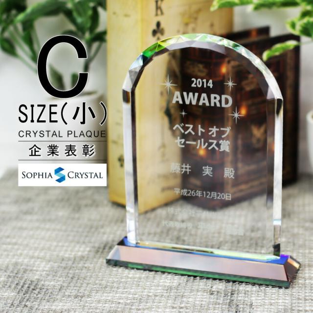 トロフィー クリスタル 盾 DP-6C(小) 名入れ 記念品 表彰状 表彰 盾 表彰楯 卒業 感謝 退職記念 周年記念 創立記念 ゴルフコンペ ホールインワン スポーツ大会 各種イベント 優勝 トロフィ とろふぃ とろふぃー プレゼント ギフト.