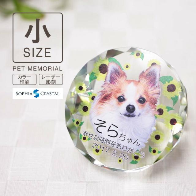 ペット遺影9 ガラス UVプリント かわいい おしゃれ  メモリアル 葬式 両親 ペット クリスタル フォトフレーム メモリアル フォトフレーム ガラス