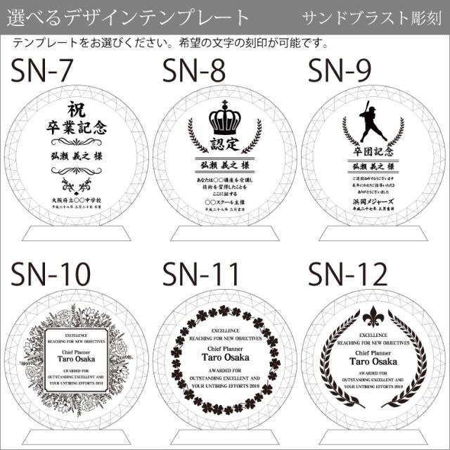 トロフィー ガラス 盾 PS-6C(小) 名入れ 記念品 表彰状 表彰 盾 表彰楯 卒業 感謝 退職記念 周年記念 創立記念 ゴルフコンペ ホールインワン スポーツ大会 各種イベント 優勝 トロフィ とろふぃ クリスタル プレゼント ギフト._12