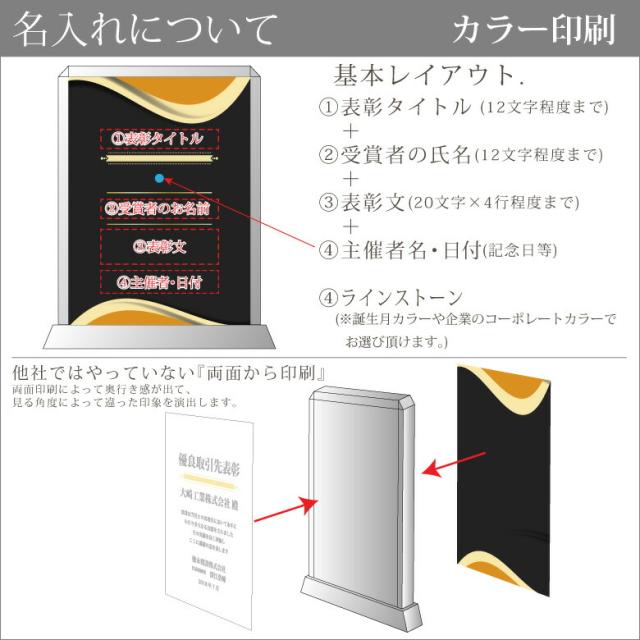 トロフィー ガラス 盾 PS-7B(中) 名入れ 記念品 表彰状 表彰 盾 表彰楯 卒業 感謝 退職記念 周年記念 創立記念 ゴルフコンペ ホールインワン スポーツ大会 各種イベント 優勝 トロフィ とろふぃ クリスタル プレゼント ギフト._7
