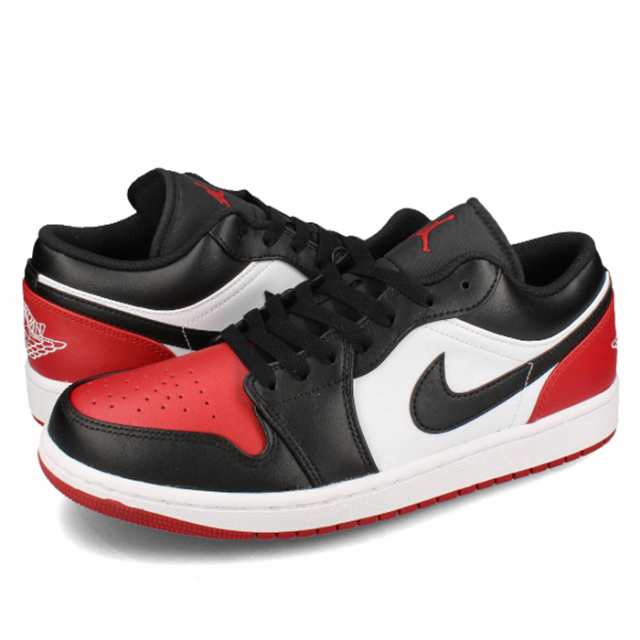【先着特典】【送料無料】ナイキ NIKE AIR JORDAN 1 LOW BRED TOE エア ジョーダン 1 ロー メンズ ブルズ ブラックトゥー 553558-161の通販は