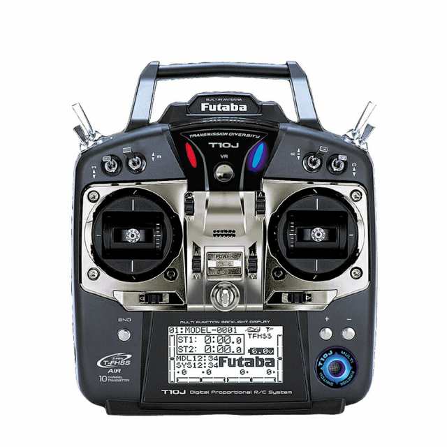 フタバ 10J （10ch-2.4GHz T-FHSS AIRモデル）ヘリ用T/Rセット (モード1) 00008675-3 受信機R3008SB付属　ラジコンヘリコプタープロポセ